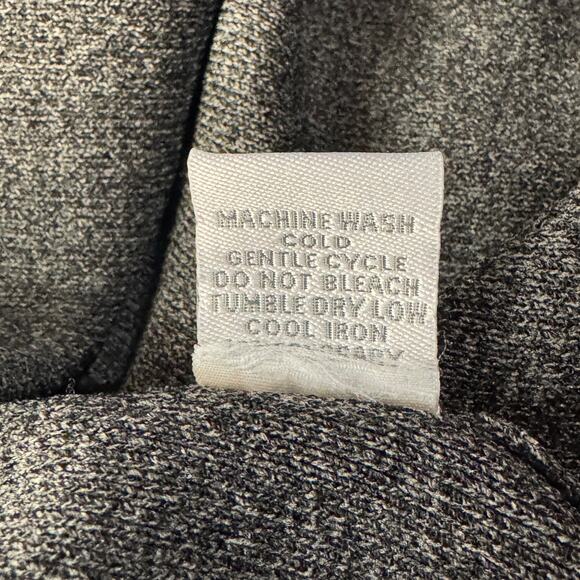 Dressbarn 14/16 Sweater Tank Top Stretch Side Slits Marled Square Neck Gray Pink - Picture 8 of 8